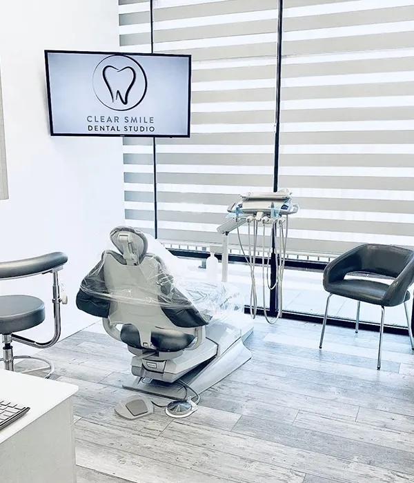 A treatment room at the Stamford office