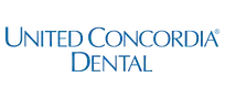 united concordia dental logo on a black background